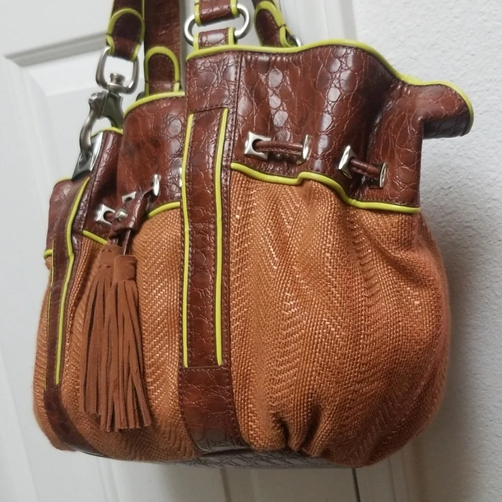 FRANCESCO BIASIA purse Large satchel faux leather